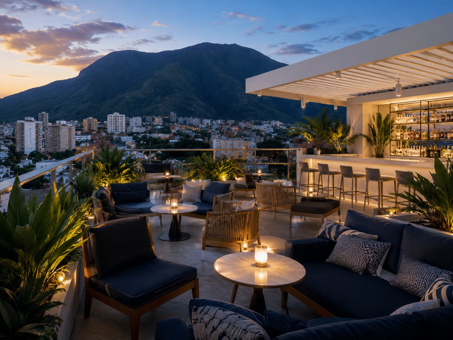 Terraza Rooftop en HOTEL ALTAMIRA VILLAGE